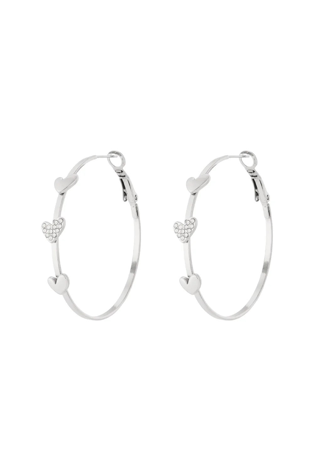 Triple Heart oorbellen
