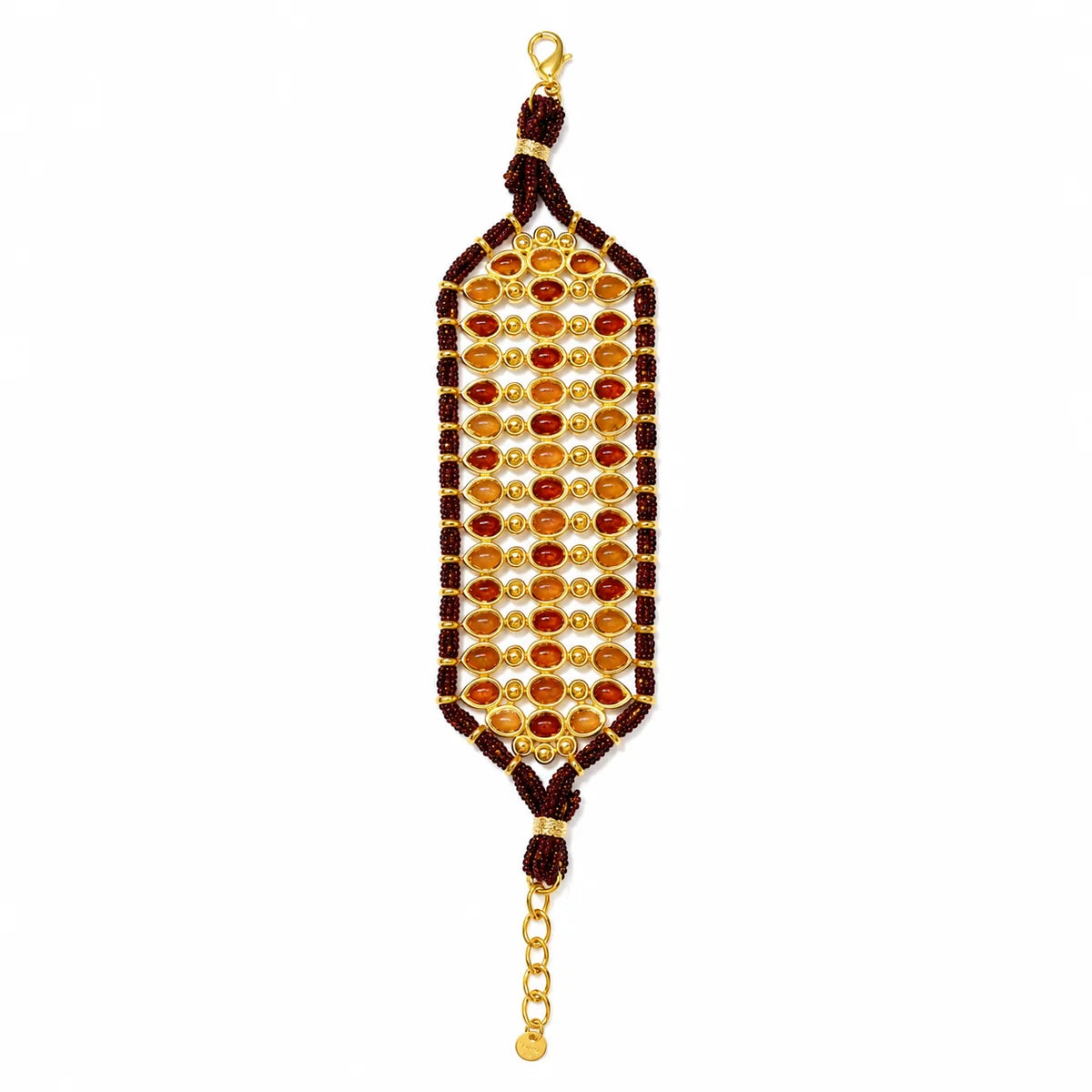 Brown statement armband