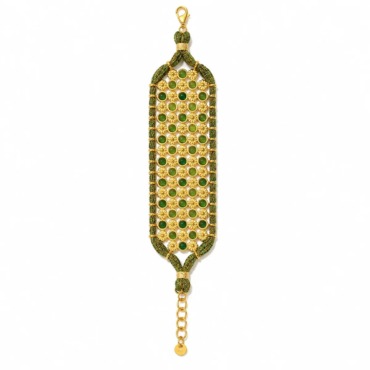 Green statement armband